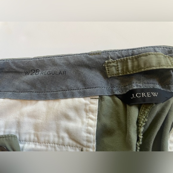 J Crew Olive Green Jogger Pants Men's Size 28 Regular - Picture 3 of 7